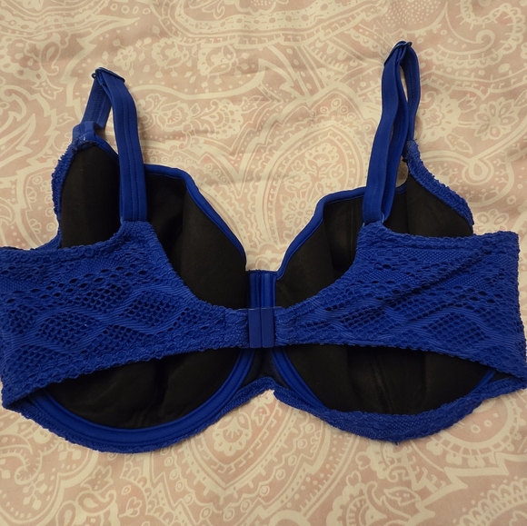 Freya Sundance Sweetheart Bikini Top and  Swim Bottom in Cobalt - Picture 4 of 5